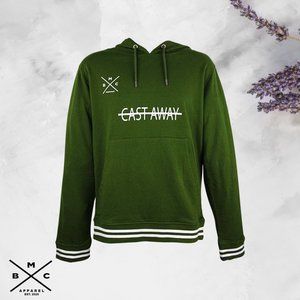 Men's Montauk Beach Club Men Hoodie Olive Green S-XL